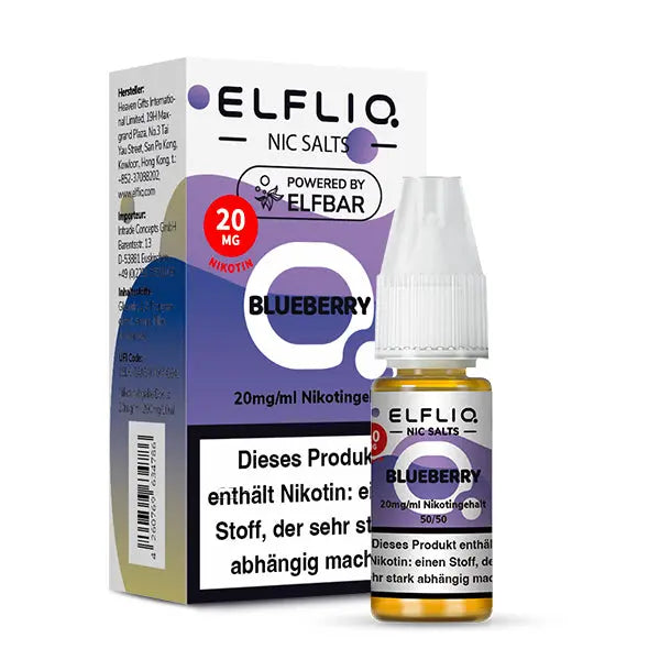 Elf Bar - Elfliq Blueberry nikotinsalz liquid