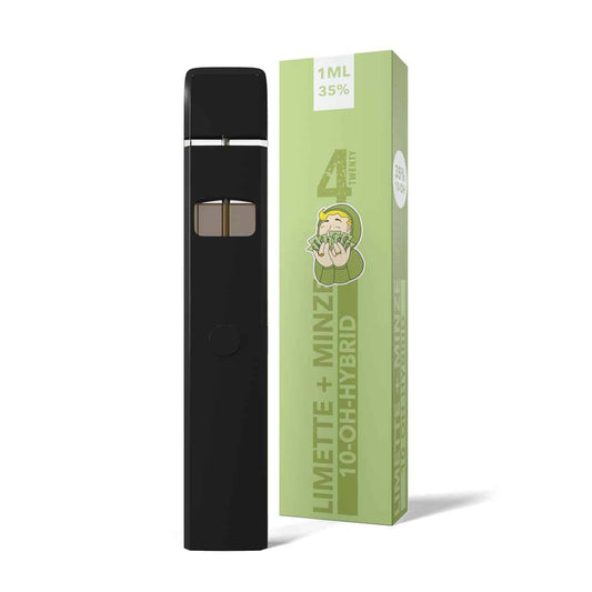 4Twenty 10-OH Einweg Vape Limette Minze 35 %