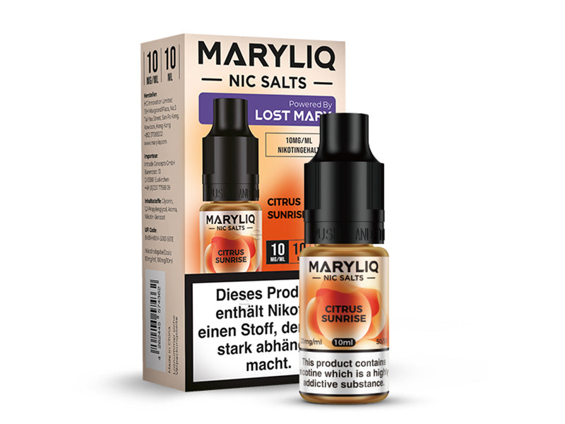 Lost Mary MARYLIQ - Citrus Sunrise (Zitrone-Orange-Erdbeere)- Liquid