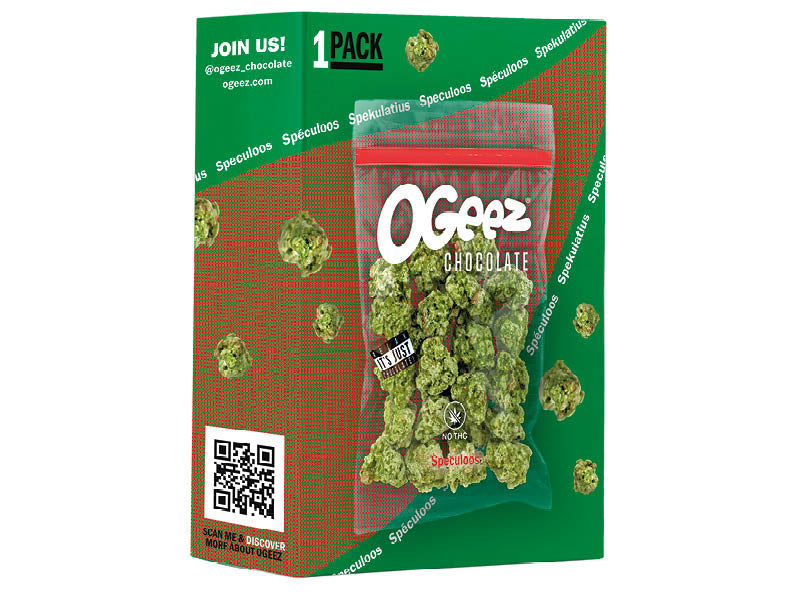 OGEEZ Schokolade Speculoos Spekulatius in Weed Optik 35g