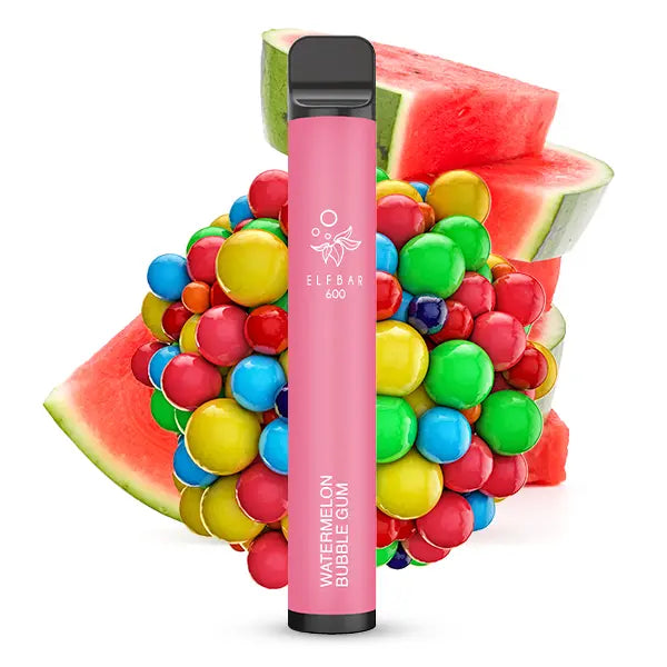 Elf Bar 600 - Watermelon Bubble Gum - 20mg